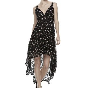 Disney Princess Floral High-Low Lace Party Dress